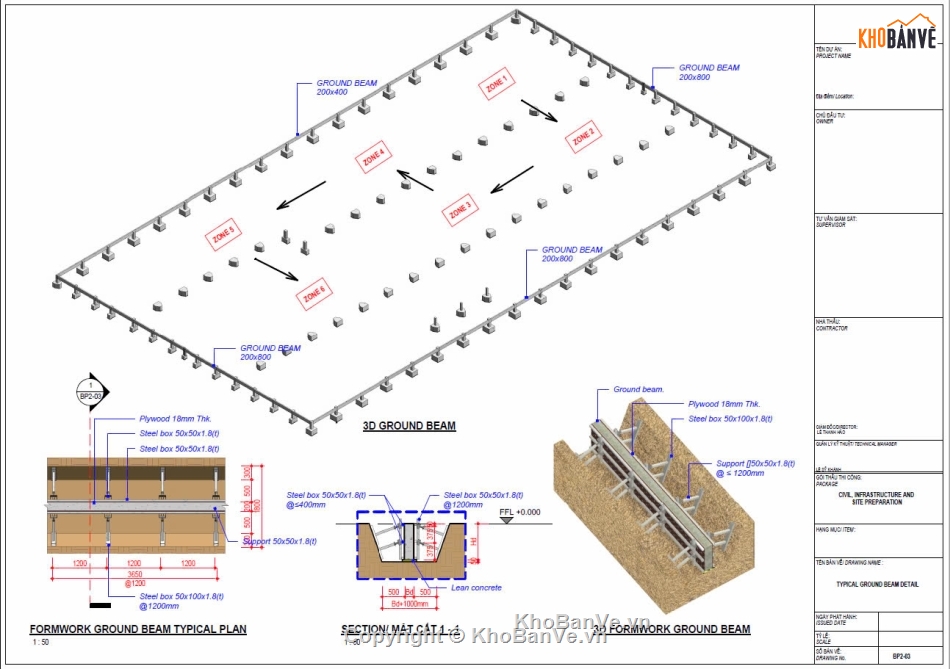 revits biện pháp thi công phần ngầm,biện pháp thi công,revit biện pháp thi công