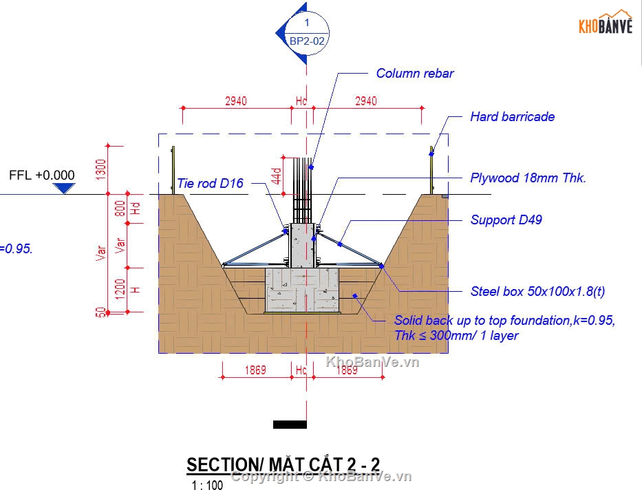 revits biện pháp thi công phần ngầm,biện pháp thi công,revit biện pháp thi công