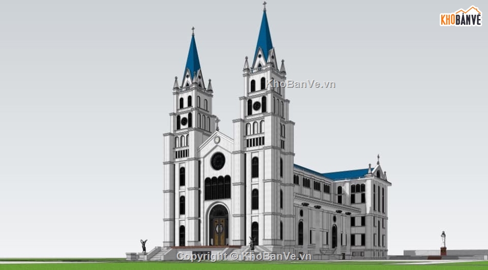 Nhà thờ Sketchup,model nhà thờ su,su nhà thờ thiên chúa giáo,file nhà thờ giáo,Sketchup thiết kế nhà thờ