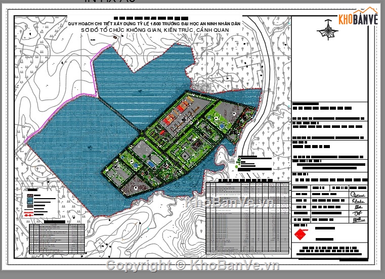 quy hoạch trường đại học an ninh,cad quy hoạch trường đại học,quy hoạch trường đại học cad