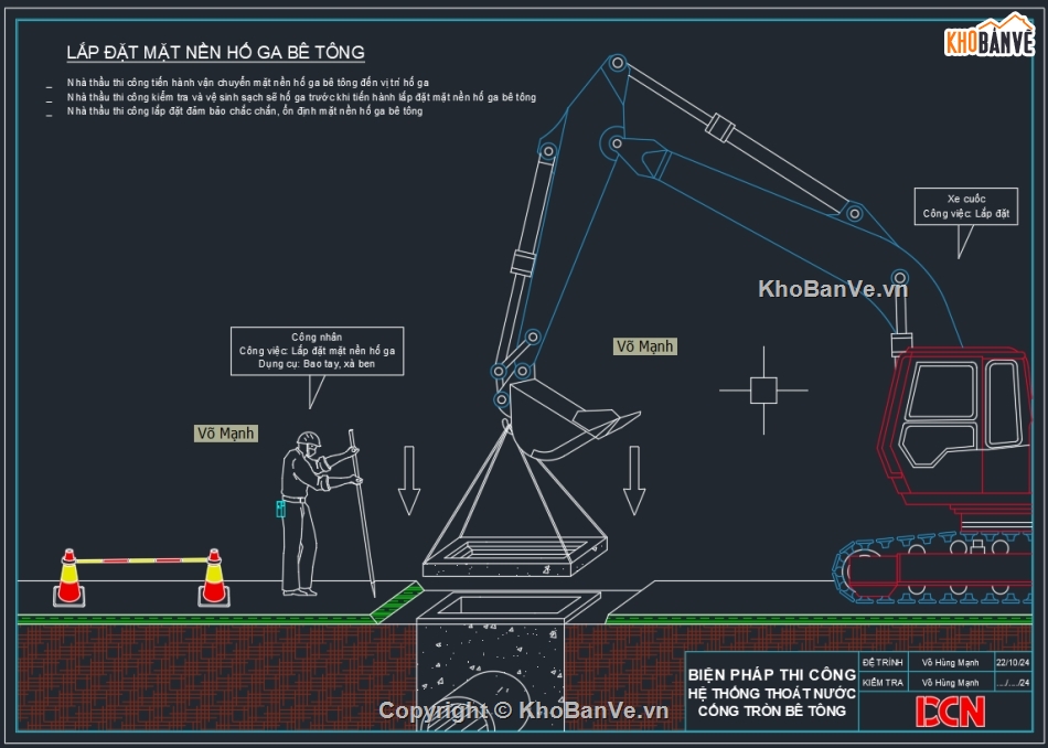 biện pháp thi công khoan ngầm kéo ống qua đường,biện pháp thi công ống nhựa gân xoắn hdpe,biện pháp thi công lắp đặt đường ống nước ngầm,Biện pháp thi công cống tròn,CONSTRUCTION METHODS