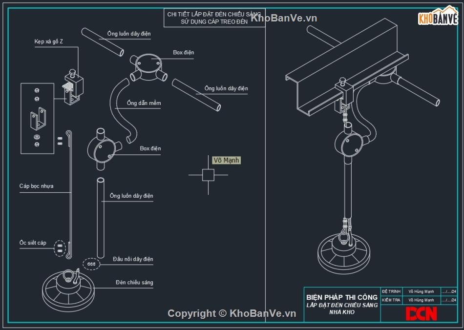 Bản vẽ trạm biến áp 1 cột,Biện pháp thi công chiếu sáng,Biện pháp thi công kéo cáp điện ngầm,Biện pháp thi công ống nhựa gân xoắn HDPE,Biện pháp thi công chống sét,DCN