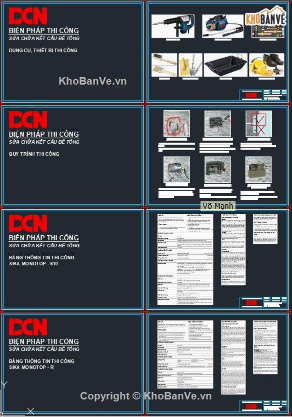 Biện pháp thi công sửa chữa bê tông,Biện pháp thi công cắt ron nền bê tông nhà xưởng,DCN,Biện pháp thi công khoan cấy thép bằng Sika,Sửa chữa kết cấu bê tông,Sika