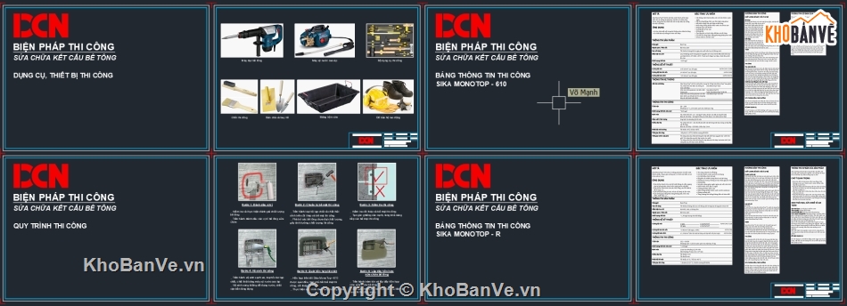 Biện pháp thi công sửa chữa bê tông,Biện pháp thi công cắt ron nền bê tông nhà xưởng,DCN,Biện pháp thi công khoan cấy thép bằng Sika,Sửa chữa kết cấu bê tông,Sika