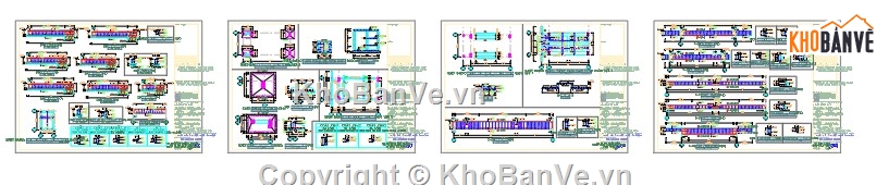 Hồ sơ,nhà hàng,nhà 4 tầng,Hồ sơ thiết kế,kết cấu chi tiết