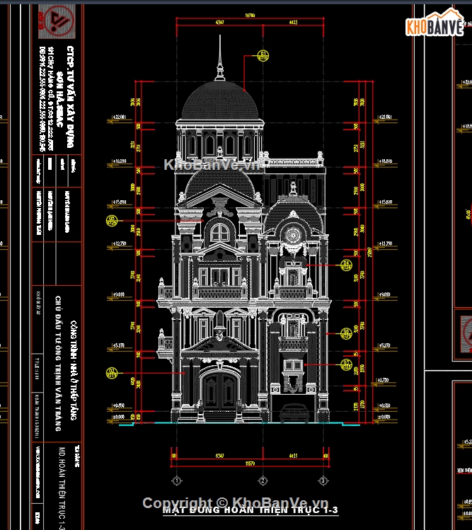 Hồ sơ kiến trúc,chi tiết cổ,Bản vẽ cad nhà tân cổ,Bản vẽ chi tiết,kiến trúc đẹp,kiến trúc nhà