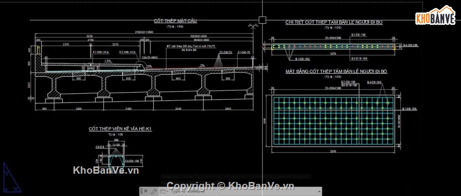 cầu dầm,Bản vẽ dầm T,Bản vẽ dầm,Bản vẽ cầu dầm