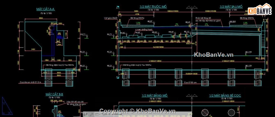 cầu dầm,Bản vẽ dầm T,Bản vẽ dầm,Bản vẽ cầu dầm