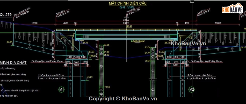 cầu dầm,Bản vẽ dầm T,Bản vẽ dầm,Bản vẽ cầu dầm