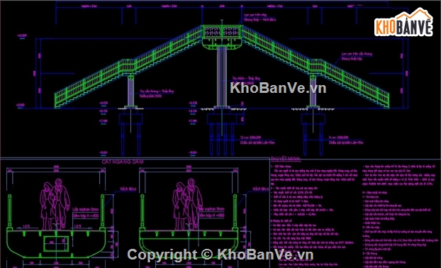 cầu thép vượt bộ,cầu bộ hành,bản vẽ cầu đi bộ,cầu đi bộ,cầu đi bộ bằng thép,Cầu vượt bộ hành