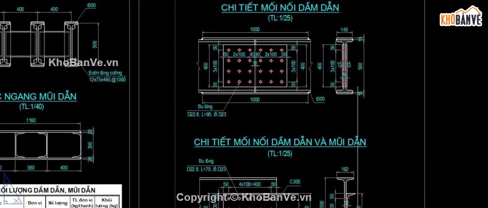 thi công cầu,cầu dầm,Bản vẽ dầm,Bản vẽ thi công