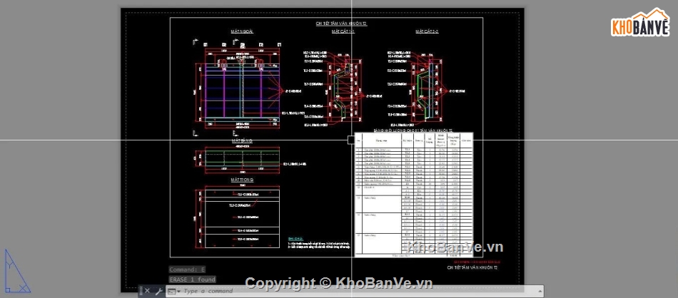 ván khuôn,chi tiết dầm I,bản vẽ dầm bản