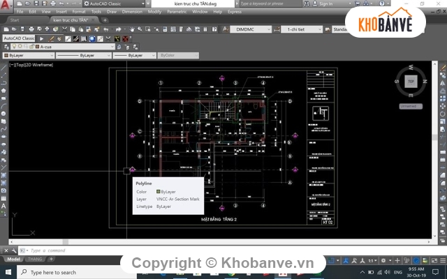 Bản vẽ kiến trúc Nhà,kiến trúc 3 tầng,Nhà 3 tầng chữ L 9x11m,Nhà 3 tầng