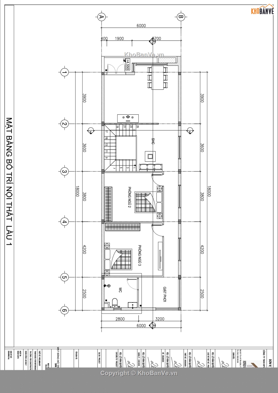 nhà phố 18x6m,bản vẽ nhà,nhà phố đẹp,nhà phố