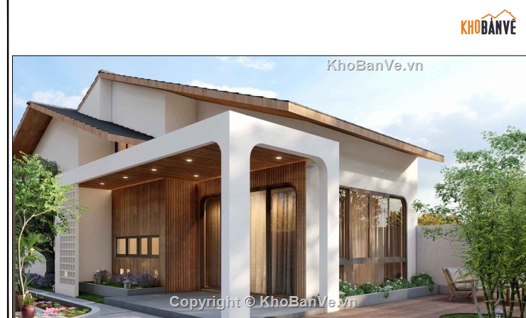 nhà 1 tầng,nhà dân 1 tầng,bản vẽ nhà dân,nhà cấp 4