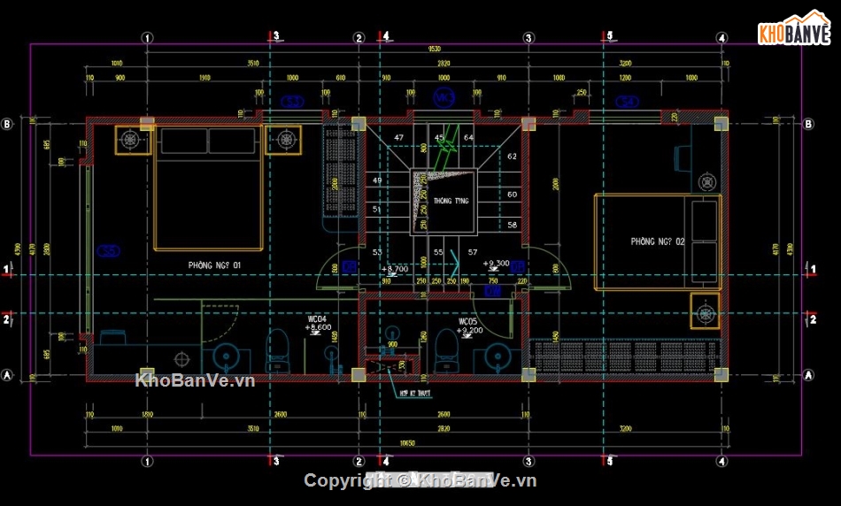 Nhà lệch tầng,Nhà phố 4 tầng,Nhà phố lệch tầng