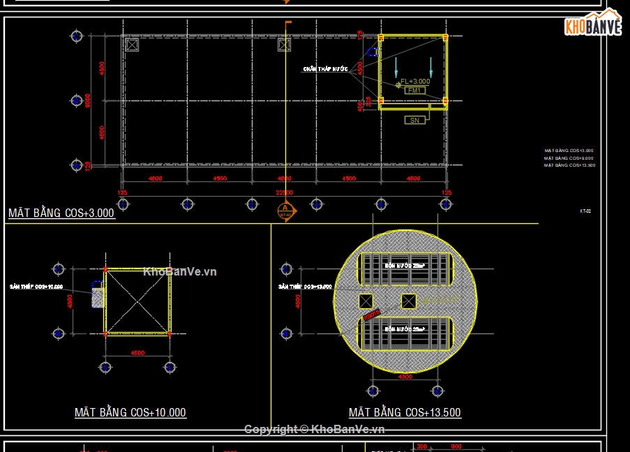 tháp nước bằng thép,tháp nước 50m3,tháp nước bằng thép file cad,tháp nước bằng thép 50m3,tháp nước