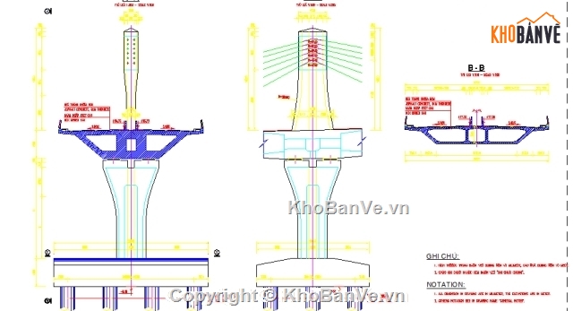 Hồ sơ thiết kế dầm super T,full bản vẽ cầu An Đông,bảng tính cầu,cầu An Đông,Extradose,Dầm super-T