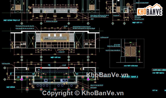 cafe NetViet,cad cafe NetViet,file cad cafe NetViet