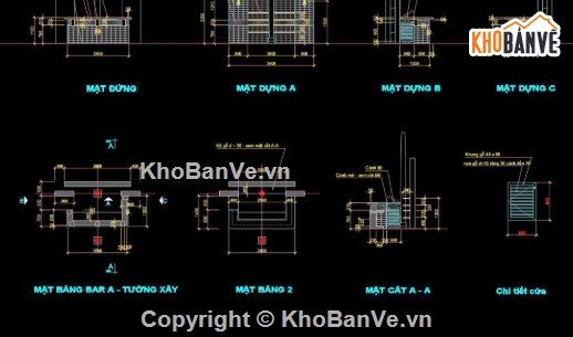 cafe NetViet,cad cafe NetViet,file cad cafe NetViet
