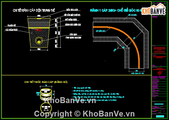 bản vẽ thiết kế cấp điện,điện trung thế,điện hạ thế,sơ đồ nguyên lý cấp điện,trạm biến áp,hệ thống tiếp địa