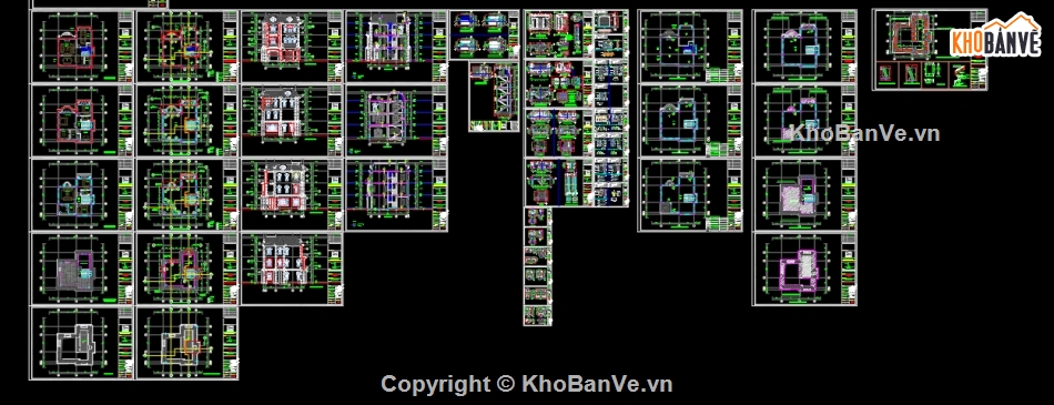 Cad biệt thự 3 tầng 1 tum,Bản vẽ biệt thự 3 tầng 1 tùm,thiết kế biêt thự 3 tầng,bản vẽ biệt thự 3 tầng,file cad biệt thự 3 tầng