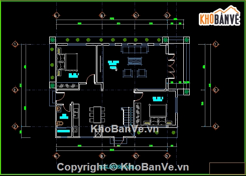 biệt thự 2 tầng mái thái,biệt thự đẹp 2 tầng mái ngói,bản vẽ biệt thự 2 tầng