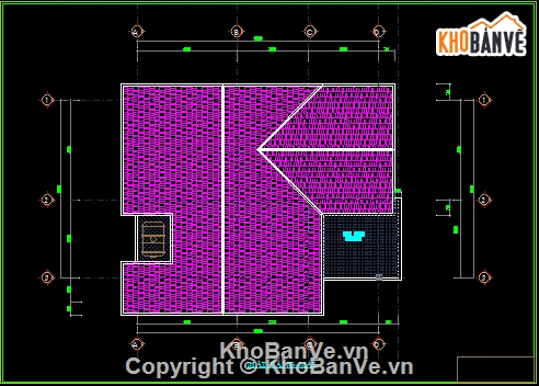 biệt thự 2 tầng mái thái,biệt thự đẹp 2 tầng mái ngói,bản vẽ biệt thự 2 tầng