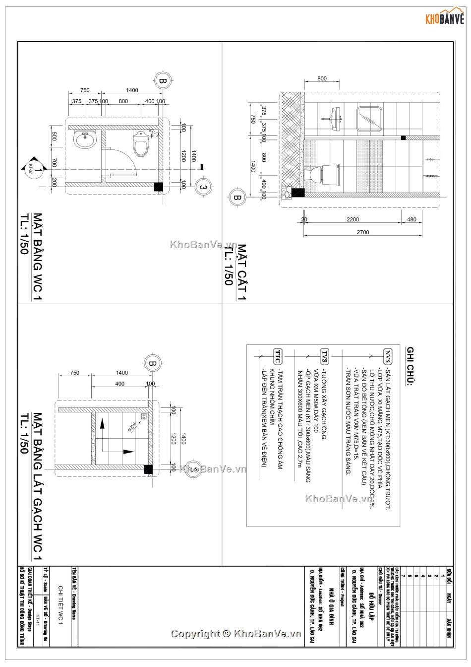 Hồ sơ thiết kế nhà gác lửng kích thước 5x15.5m
