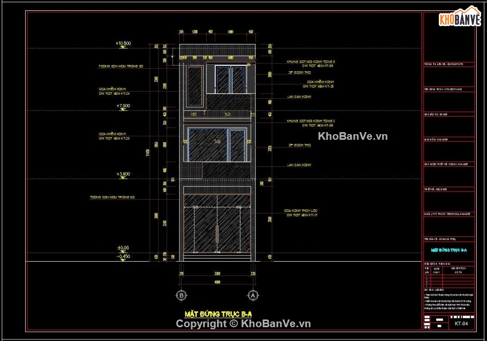 Hồ sơ thiết kế,#Bản vẽ thiết kế,Nhà phố 3 tầng hiện đại,Nhà phố hiện đại,#Nhà phố 3 tầng,#Nhà phố 3 tầng 4mx23m