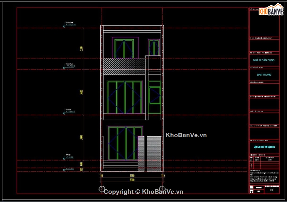 Hồ sơ thiết kế,#Bản vẽ thiết kế,Nhà phố 3 tầng hiện đại,Nhà phố hiện đại,#Nhà phố 3 tầng,#Nhà phố 3 tầng 5mx19.5m