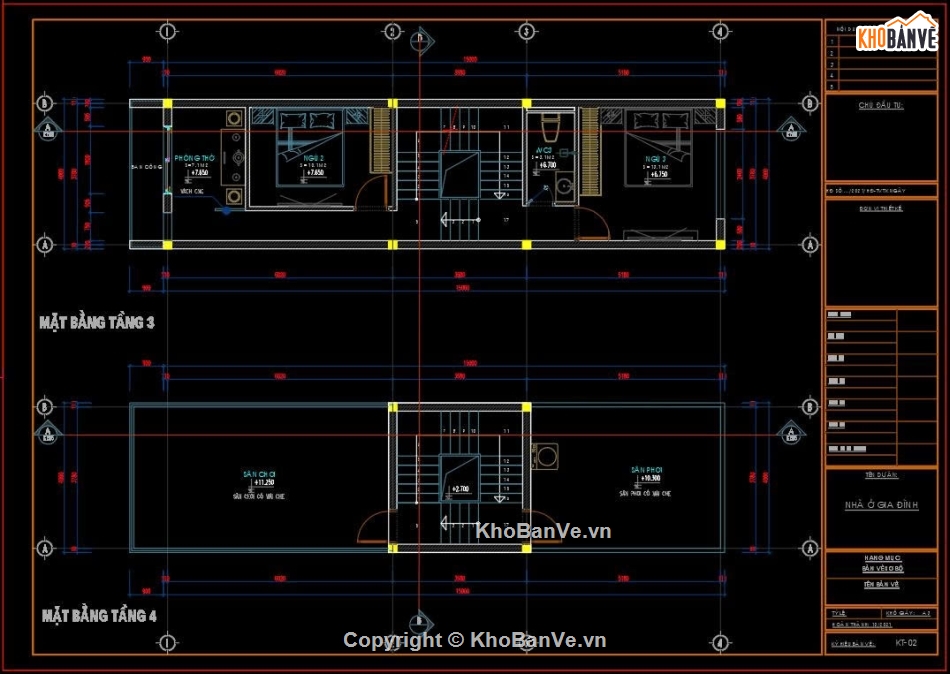 Hồ sơ thiết kế,Bản vẽ thiết kế,Nhà phố 4 tầng hiện đại,Nhà phố hiện đại,Nhà phố 4 tầng,Nhà phố 4 tầng 4mx15m