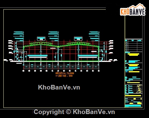 thiết kế nhà xưởng,bản vẽ nhà xưởng,nhà xưởng,Ban ve nha xuong