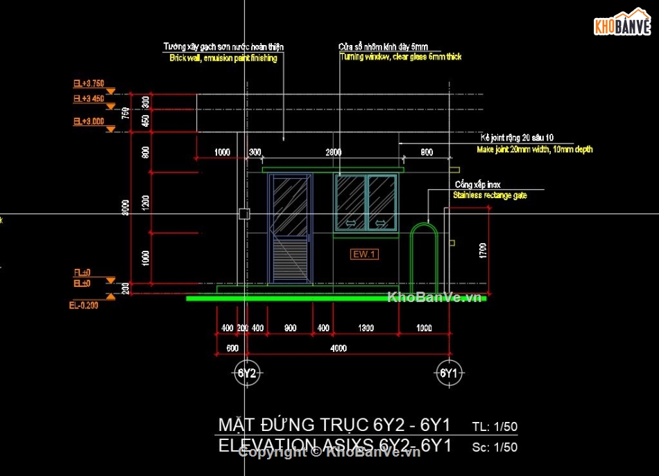 nhà bảo vệ,thiết kế nhà bảo vệ,file autocad nhà bảo vệ