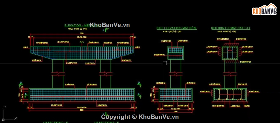 bản vẽ trụ thân cột,trụ thân,trụ thân cột