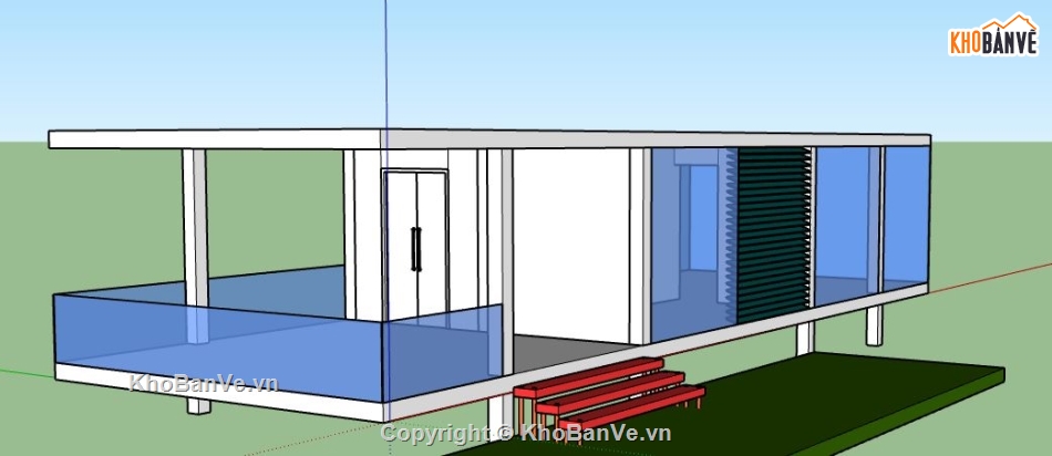 Home stay sketchup,model su home stay,home stay file su,sketchup home stay,file sketchup home stay