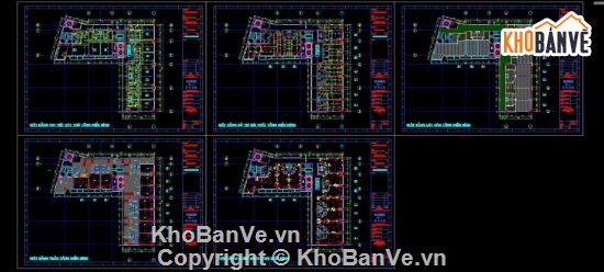 Khách sạn 17 tầng,khách sạn file cad,cad khách sạn,khách sạn file autocad