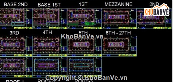 Khách sạn 5 sao,khách sạn 27 tầng,cad khách sạn 5 sao