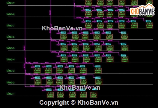 Khách sạn 9 tầng,cad khách sạn 9 tầng,file cad khách sạn 9 tầng,khách sạn 9 tầng