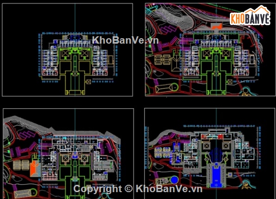 khách sạn cao cấp,Khách sạn resort,khách sạn sơn trà,File cad khách sạn sơn trà