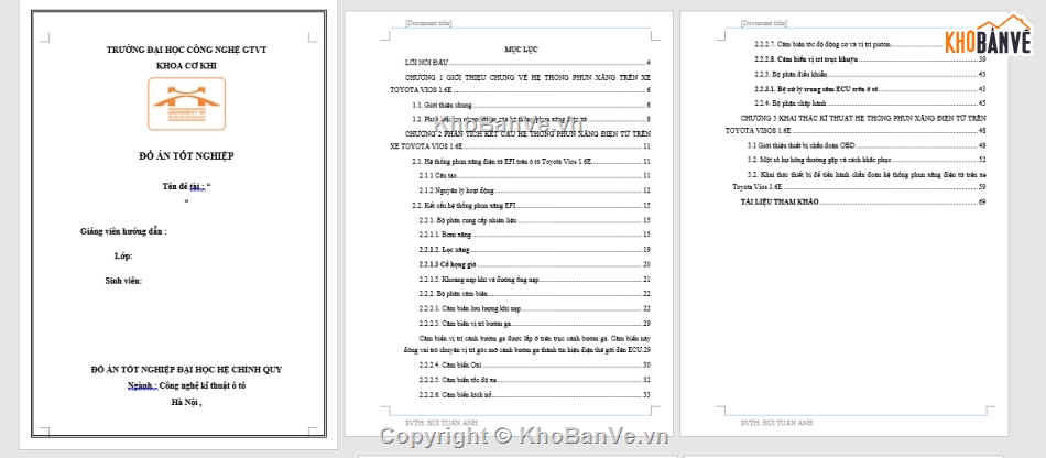 đồ án hệ thống phun xăng xe toyota vios 1.6e,bản vẽ cad hệ thống phun xăng xe toyota vios 1.6e,luận văn hệ thống phun xăng xe toyota vios 1.6e,hệ thống phun xăng xe toyota vios 1.6e