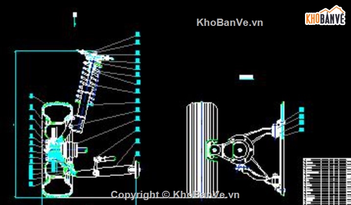 bệ thử hệ thống treo,McPherson,kiểm nghiệm hệ thống treo,đồ án ô tô,hệ thống treo trước xe du lịch