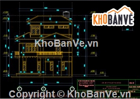 biệt thự 3 tầng,cad biệt thự 3 tầng,file cad biệt thự 3 tầng,biệt thự 3 tầng cad