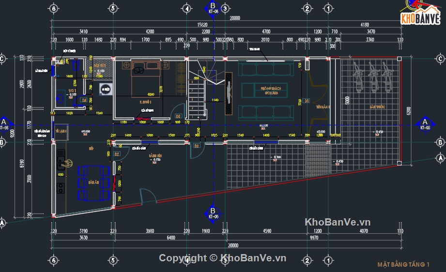 Bản vẽ nhà phố 2 tầng,bản vẽ kiến trúc nhà phố 2 tầng,nhà phố 2 tầng,nhà phố 2 tầng rộng 9m,nhà phố 2 tầng đẹp,bản vẽ nhà phố đẹp