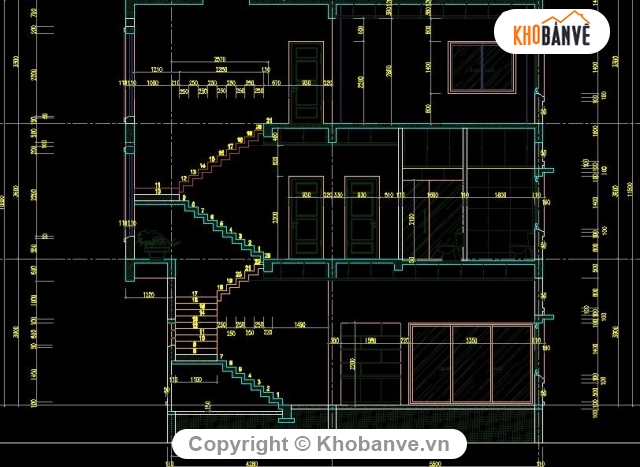 bản vẽ nhà phố 3 tầng,nhà 3 tầng có phối cảnh,mẫu nhà 3 tầng đẹp