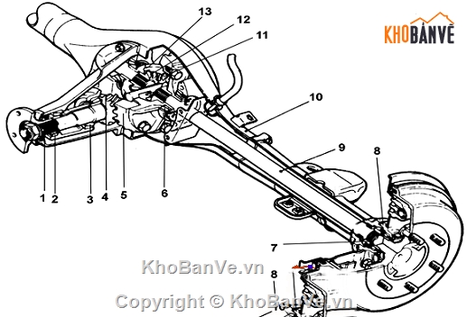 Đồ án bàn động,thiết kế cầu chủ động,dòng xe dẫn động cầu sau