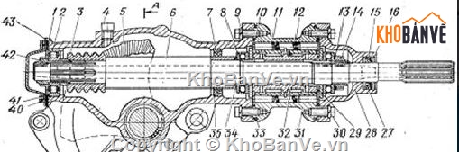 cơ cấu xe tải,cơ cấu xe tải hạng nặng,cơ cấu xe tải file cad,cad cơ cấu xe tải hạng nặng