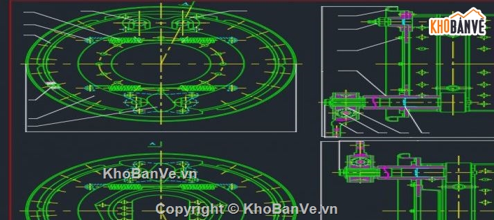 cơ cấu phanh xe tải,cơ cấu phanh xe,file cad cơ cấu phanh xe