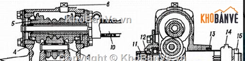 cơ cấu lái xe,cơ cấu lái xe ural-4320,thiết kế cơ cấu lái xe