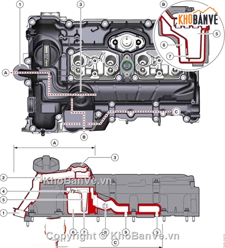 khai thác động cơ,Đồ án khai thác động cơ 1AZ-FE,Đồ án
